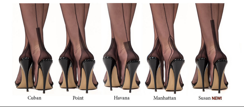 5 tipi di tacco per calze Full Fashion