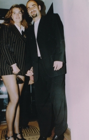 Brooke in collant velati neri