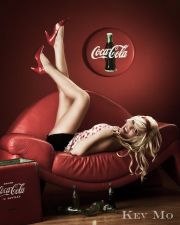 Coca Cola pinup girl by Kev Mo, Pin Up Photographer