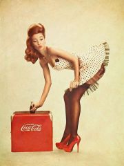 Pin-up e Coca Cola