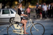 Belle gambe sulla bici