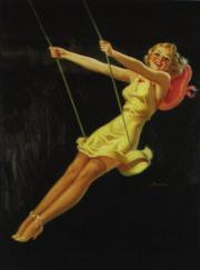 A happy swinger - 1941 Brown & Bigelow