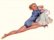 Pin-up dalle gambe lunghe