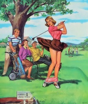 Giocando a golf