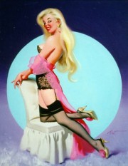 Pin-up con le calze nere