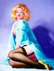 Pin-up in reggicalze