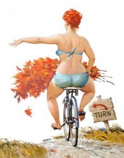 Hilda in bicicletta