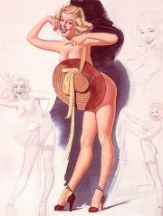 Freeman Elliot pin-up artist