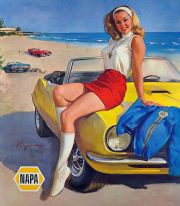 Illustration for Napa Auto Parts c. 1970’s