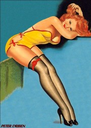 Le pin up con le calze