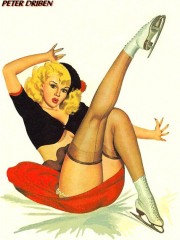 Le pin up con le calze