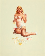 Ted Withers Pin-up girl