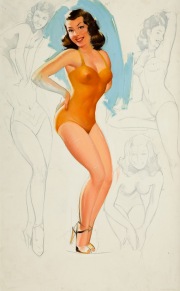 Ted Withers Pin-up girl