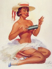 Ted Withers Pin-up girl