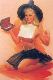 Ted Withers Pin-up girl
