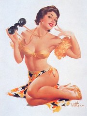 Ted Withers Pin-up girl