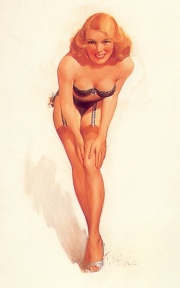 Ted Withers Pin-up girl