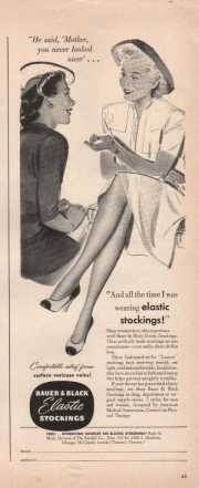 Bauer & Black elastic stockings