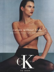 Kate Moss in collant Calvin Klein