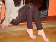 Thea con i leggings Claude