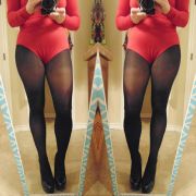 Body e collant neri
