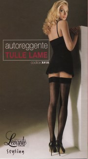 Autoreggente Tulle Lame