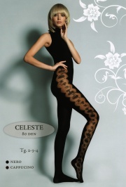 Veneziana collant Celeste