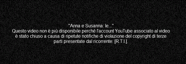 Il nostro canale è stato bannato