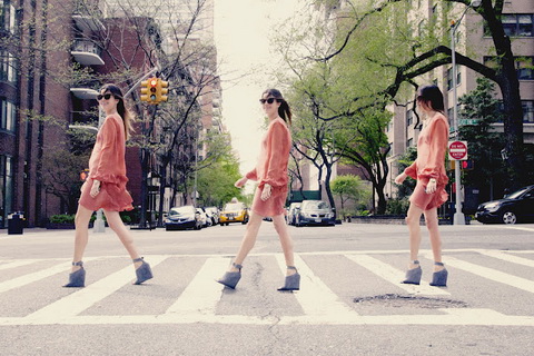 Gambe in posa Abbey Road