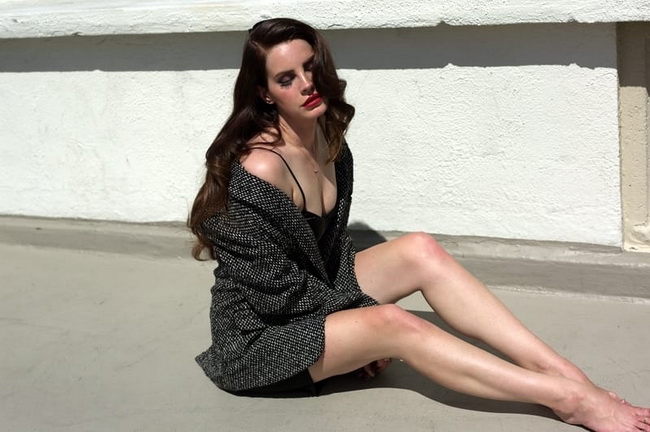 lana del rey a gambe nude