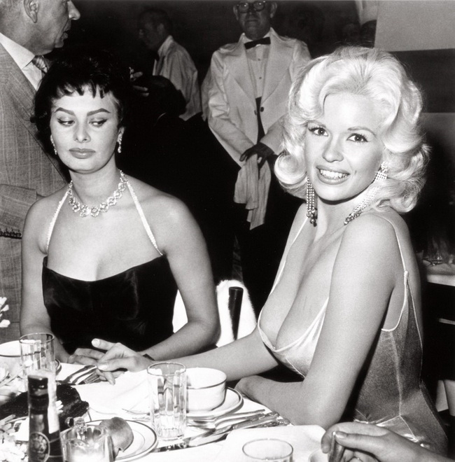 jayne mansfield e Sofia Loren