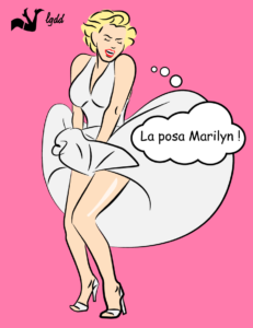 La posa Marylin