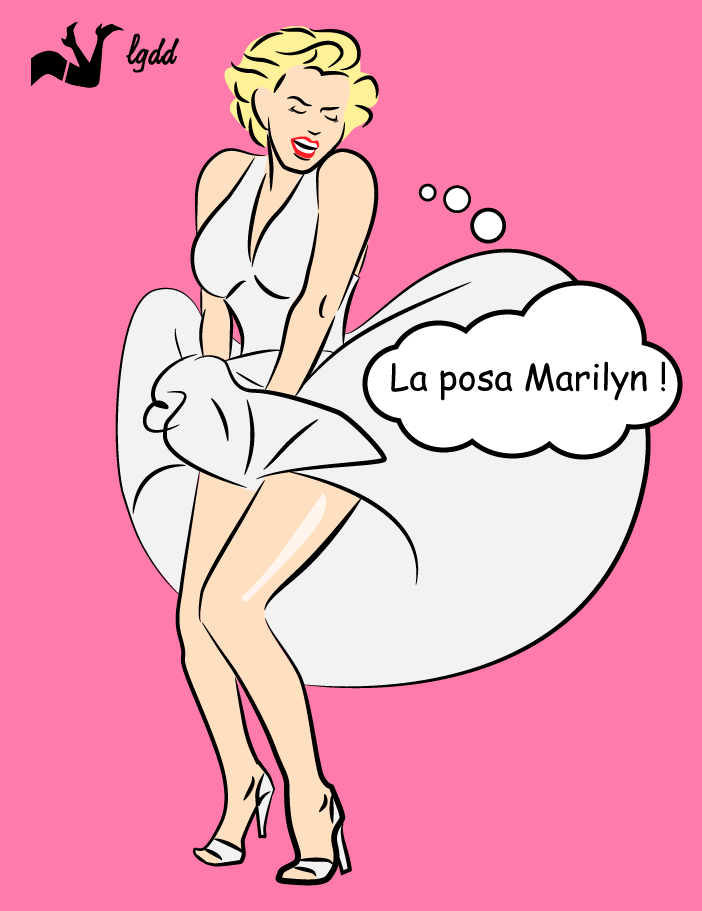 La posa Marylin