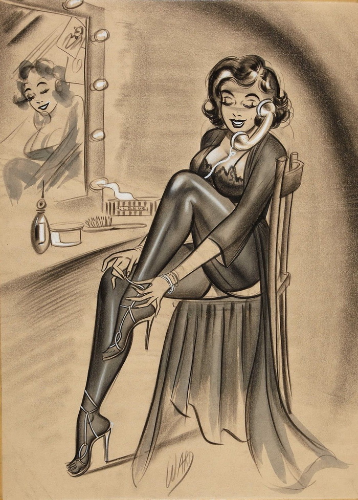 Una pin-up di BIll Ward