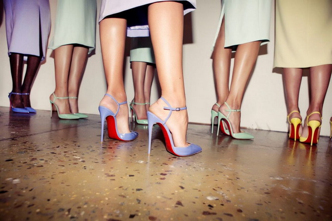 christian louboutin pastel shoes