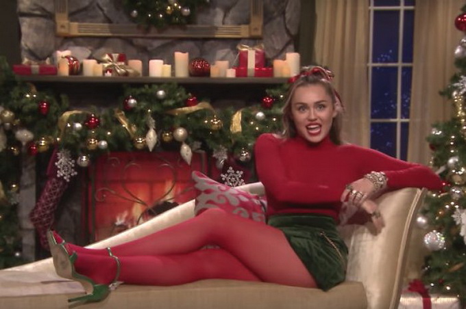 miley cyrus santa baby