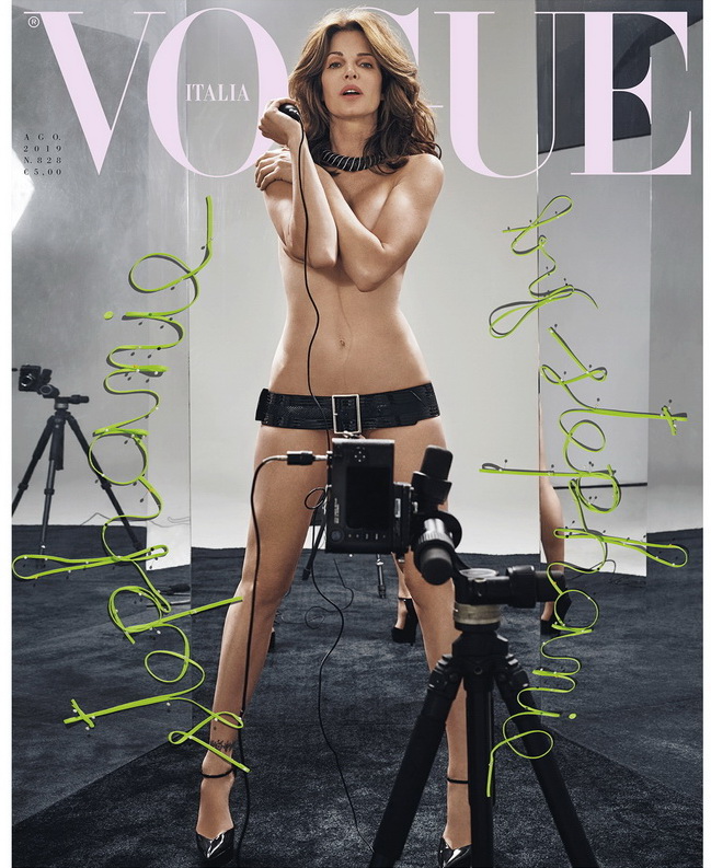 Le gambe di Stephanie Seymour su Vogue