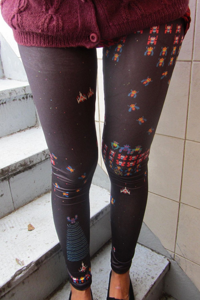 I leggings di Space Invaders