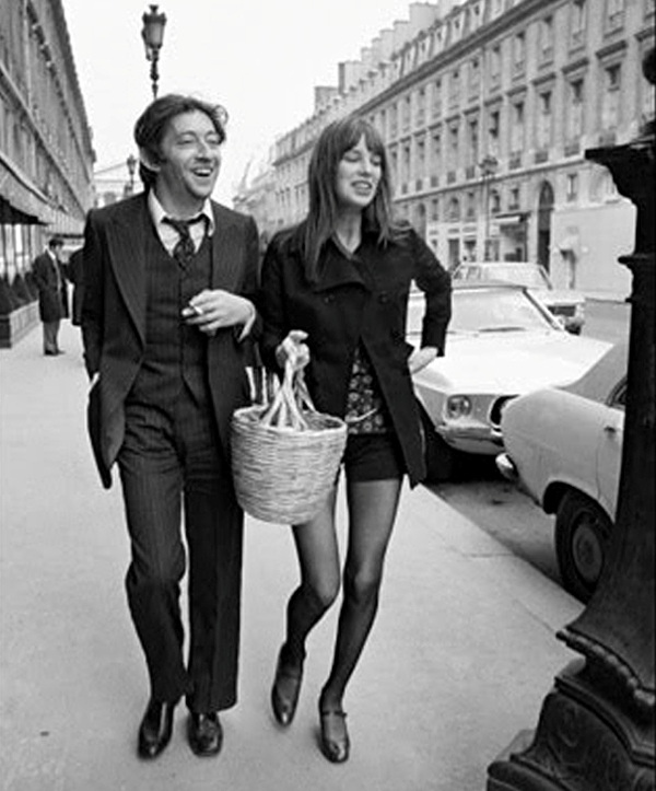 Jane Birkin in collant neri nella Swinging London