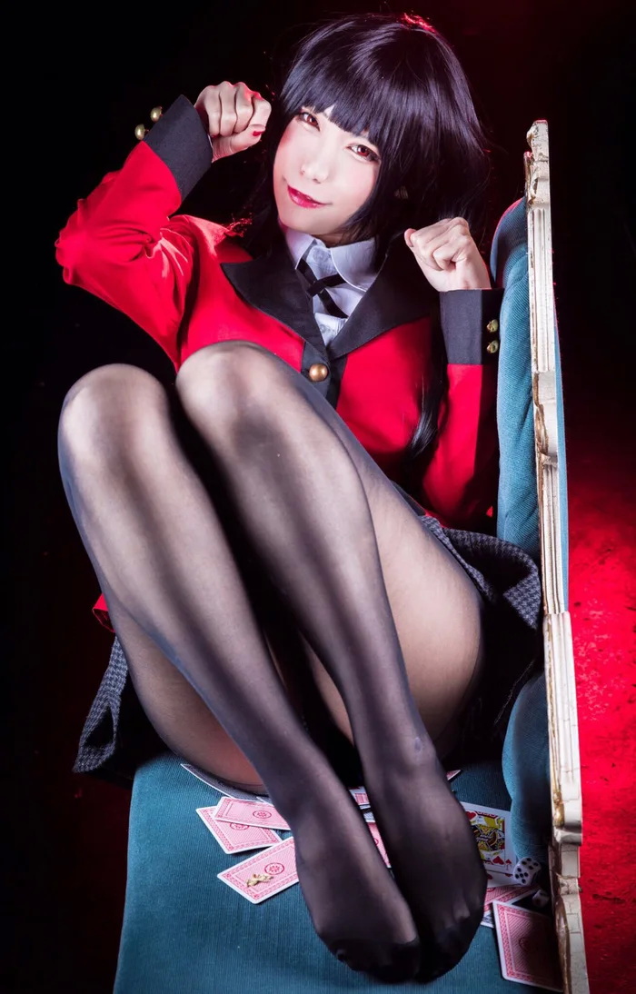 Nano Mashiro in collant neri come Yumeko