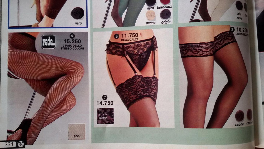 Le calze del catalogo Postalmarket