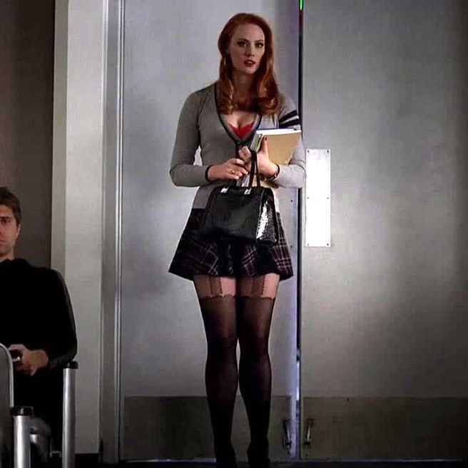 Deborah Ann Woll studentessa in collant