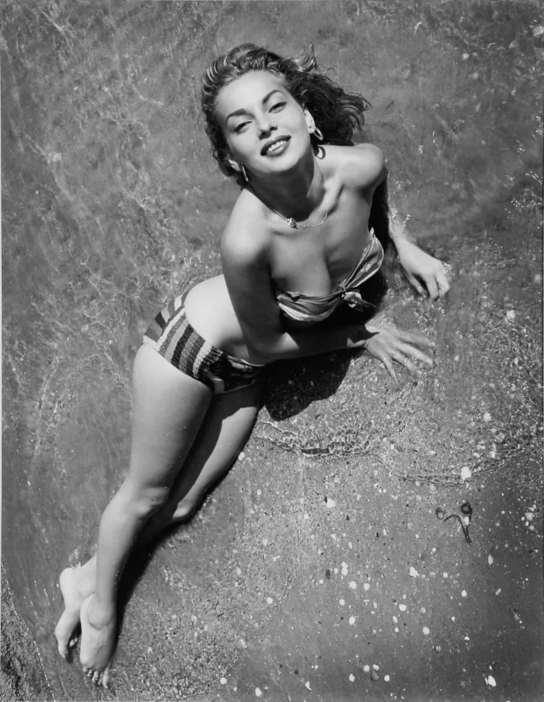 Abbe Lane in bikini