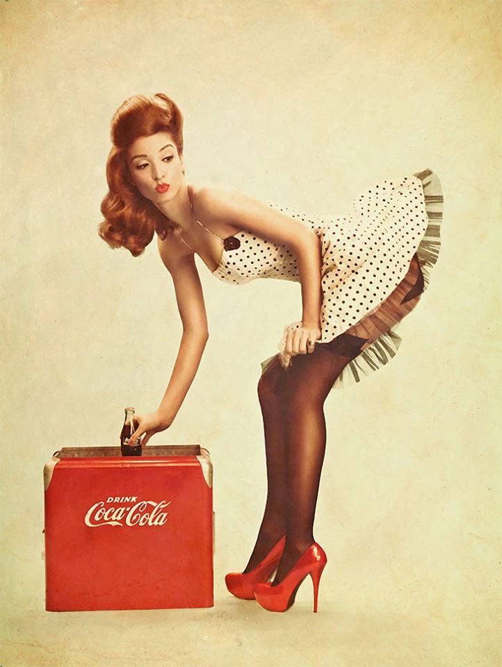 Coca Cola e calze di nylon