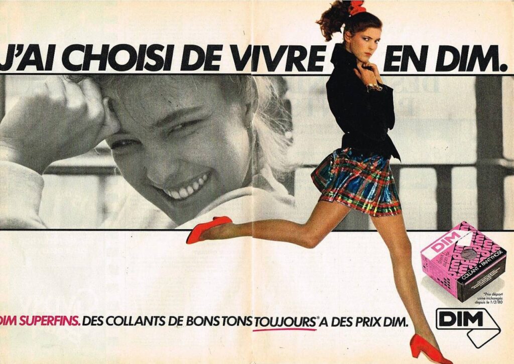 Publicite Advertising 1980 Les bas et Collants DIM Superfins 1280x907 1