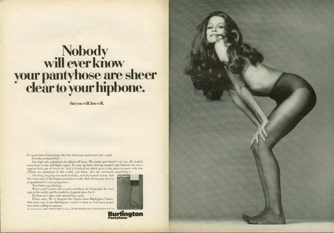 Burlington Pantyhose 1970 cambio nome