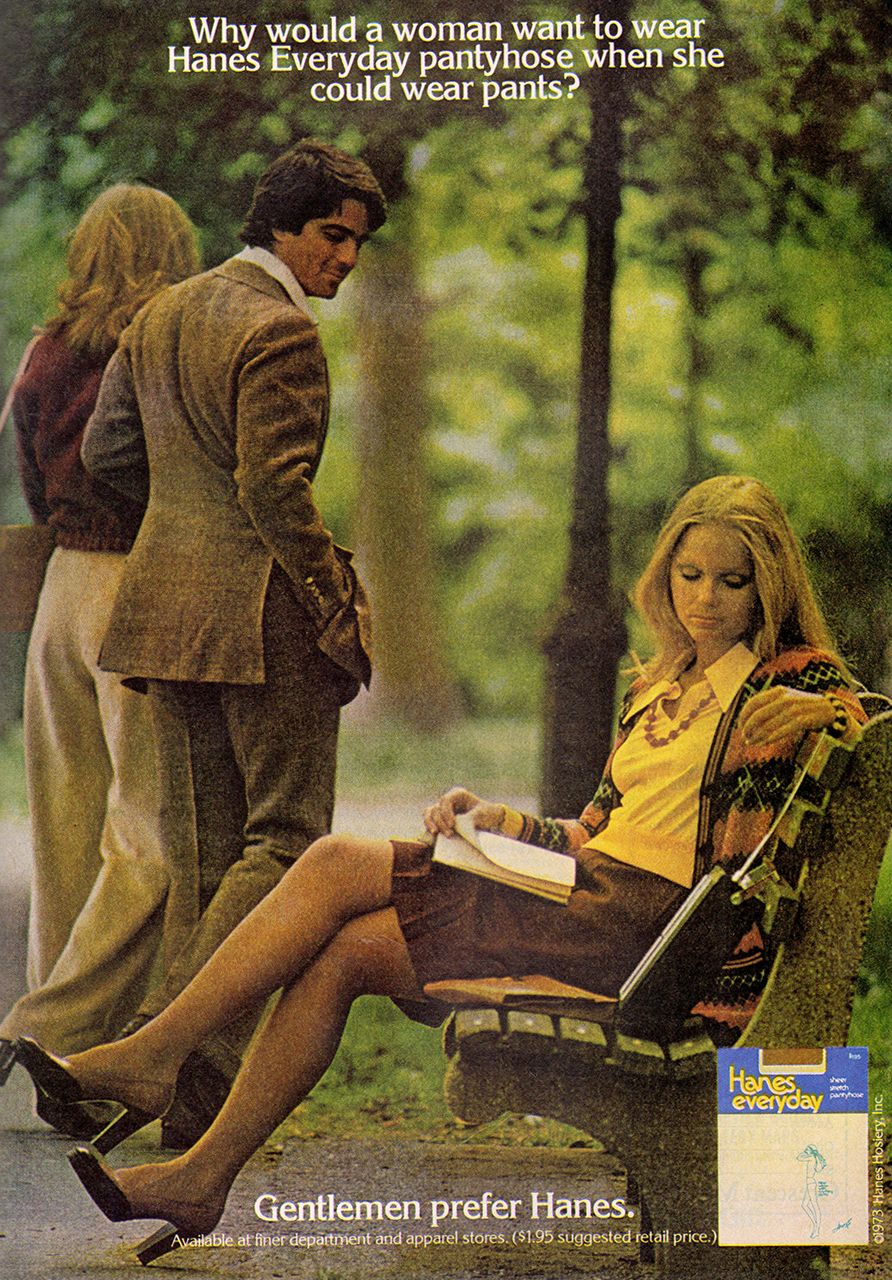 ubblicità Hanes Everyday 1973, campagna Gentlemen Prefer Hanes